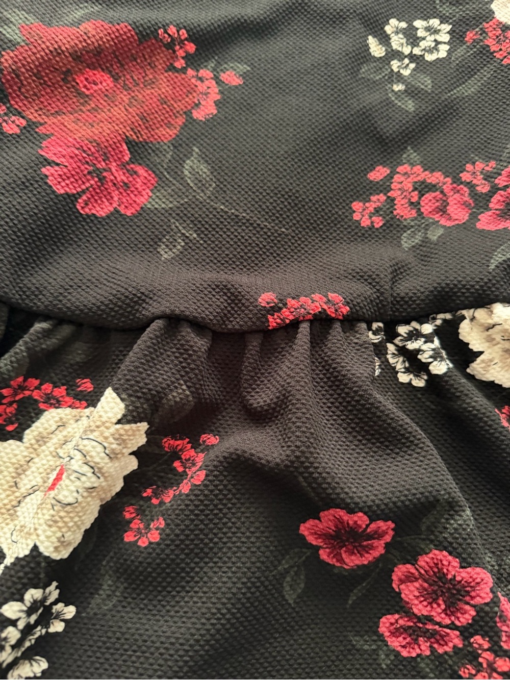 TORRID Black Halter Dress with Red & Cream Floral Print - SIZE 3 at torrid - Picture 4 of 10